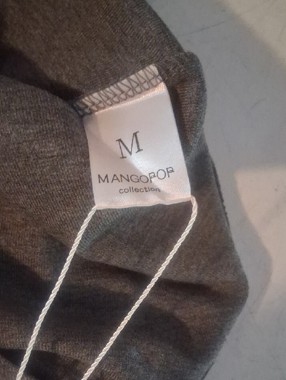 Maje Gray Scoop Neck Short Sleeve Bodysuit - Picture 5 of 7